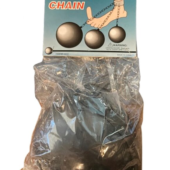 Ball and Chain Halloween Accessory Plastic - Picture 2 of 2